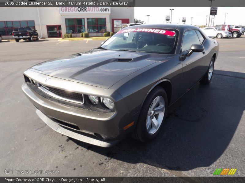Dark Titanium Metallic / Dark Slate Gray 2009 Dodge Challenger SE