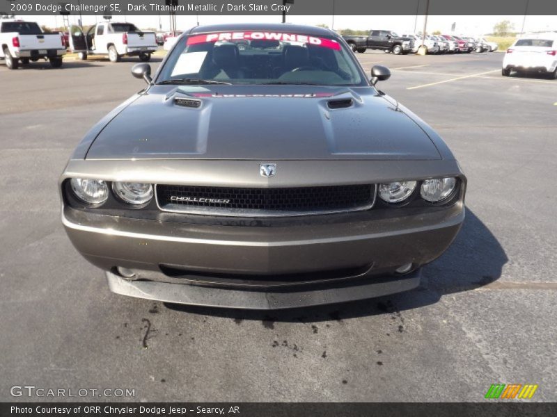 Dark Titanium Metallic / Dark Slate Gray 2009 Dodge Challenger SE