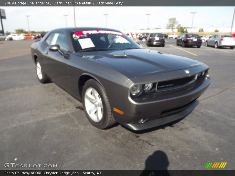 Dark Titanium Metallic / Dark Slate Gray 2009 Dodge Challenger SE