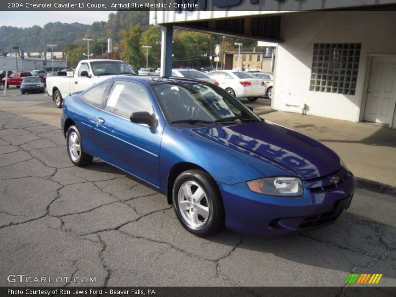 Arrival Blue Metallic / Graphite 2004 Chevrolet Cavalier LS Coupe