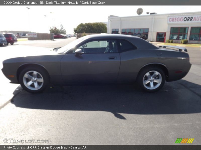 Dark Titanium Metallic / Dark Slate Gray 2009 Dodge Challenger SE
