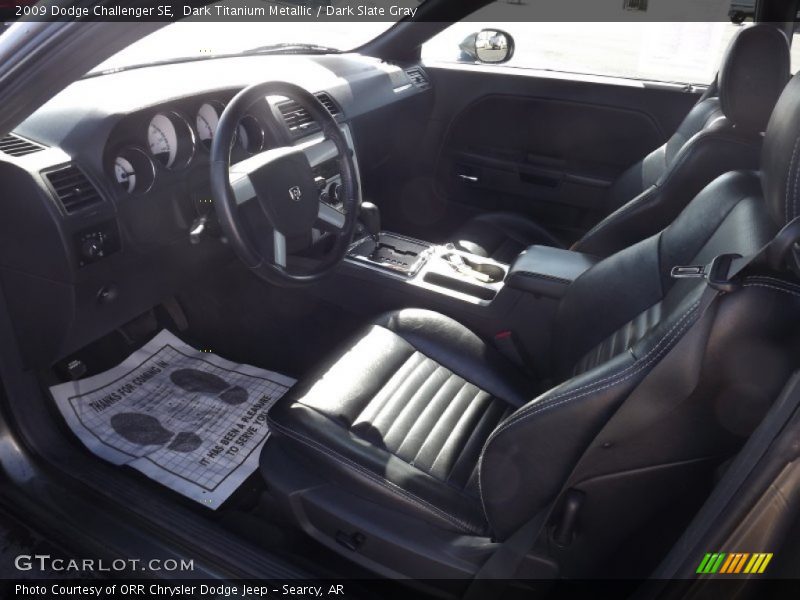 Dark Titanium Metallic / Dark Slate Gray 2009 Dodge Challenger SE