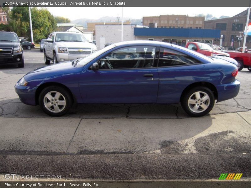 Arrival Blue Metallic / Graphite 2004 Chevrolet Cavalier LS Coupe