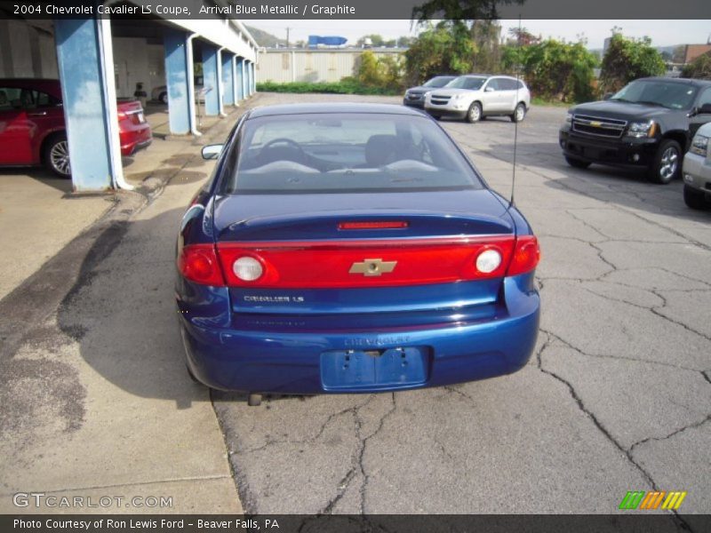 Arrival Blue Metallic / Graphite 2004 Chevrolet Cavalier LS Coupe