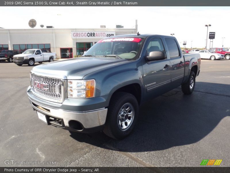 Stealth Gray Metallic / Dark Titanium 2009 GMC Sierra 1500 SL Crew Cab 4x4