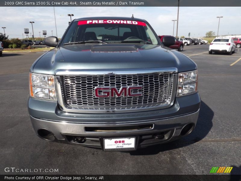 Stealth Gray Metallic / Dark Titanium 2009 GMC Sierra 1500 SL Crew Cab 4x4