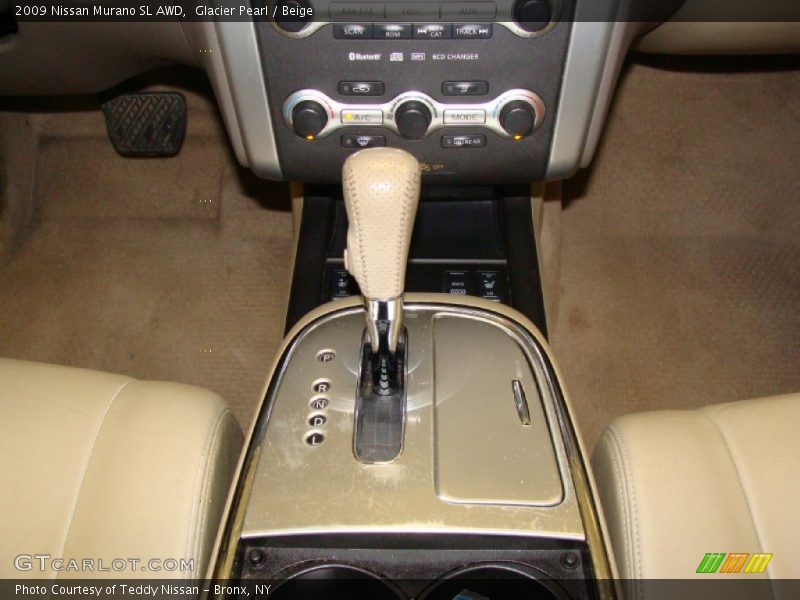 Glacier Pearl / Beige 2009 Nissan Murano SL AWD