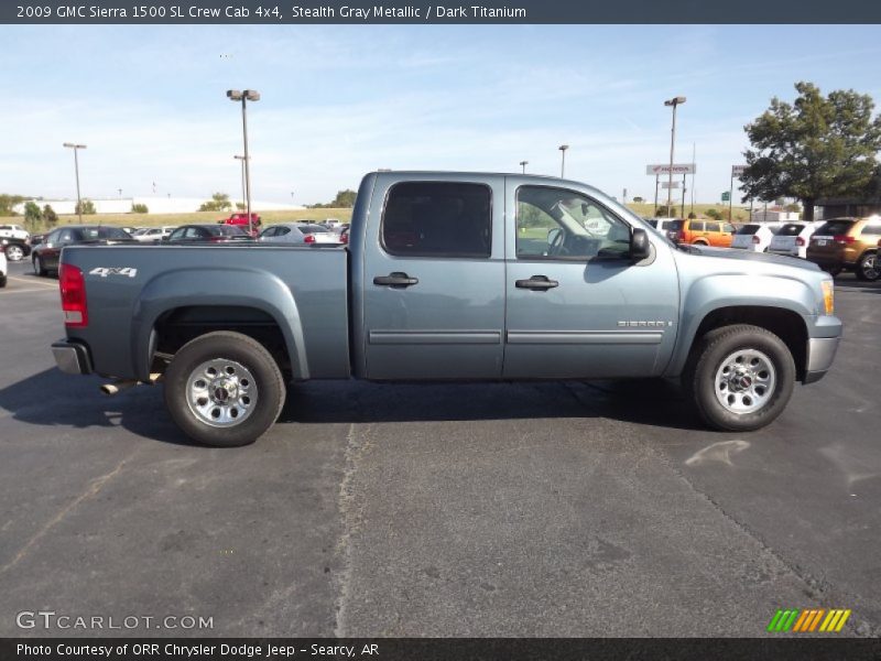Stealth Gray Metallic / Dark Titanium 2009 GMC Sierra 1500 SL Crew Cab 4x4