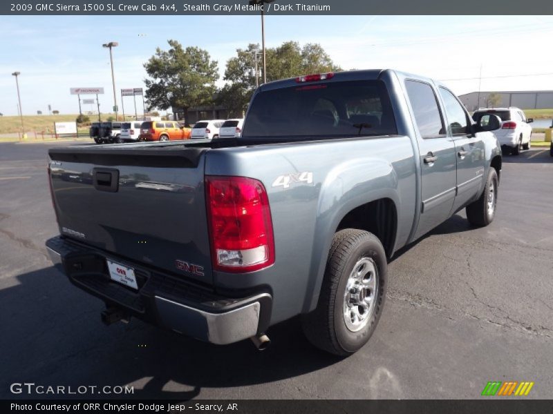 Stealth Gray Metallic / Dark Titanium 2009 GMC Sierra 1500 SL Crew Cab 4x4