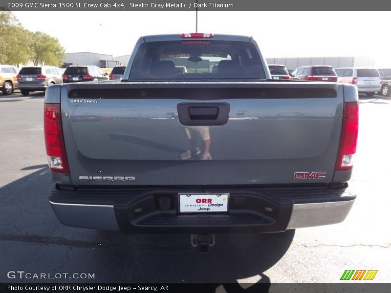 Stealth Gray Metallic / Dark Titanium 2009 GMC Sierra 1500 SL Crew Cab 4x4