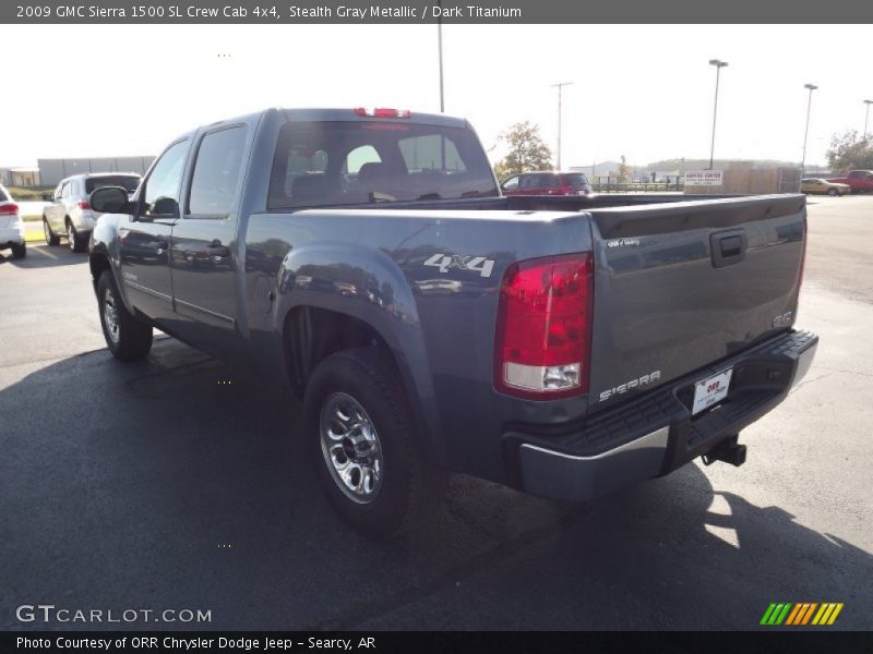 Stealth Gray Metallic / Dark Titanium 2009 GMC Sierra 1500 SL Crew Cab 4x4