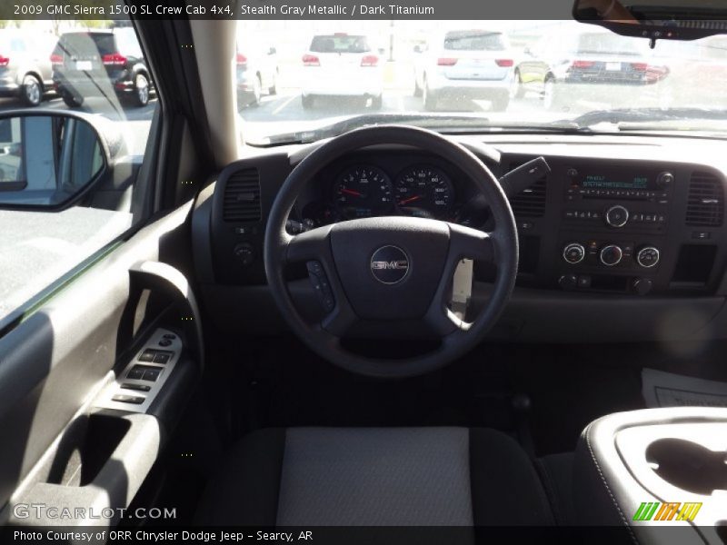 Stealth Gray Metallic / Dark Titanium 2009 GMC Sierra 1500 SL Crew Cab 4x4