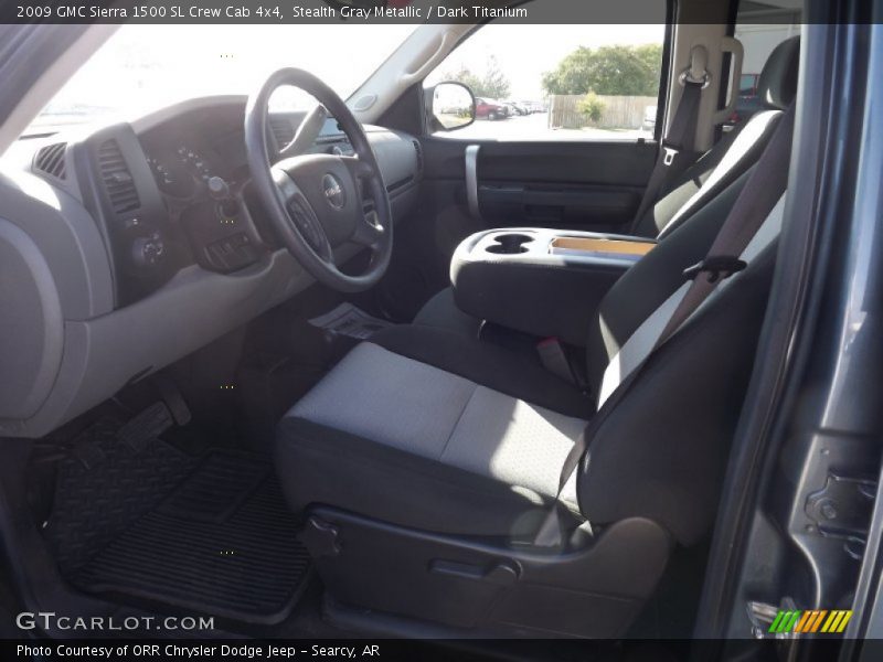 Stealth Gray Metallic / Dark Titanium 2009 GMC Sierra 1500 SL Crew Cab 4x4