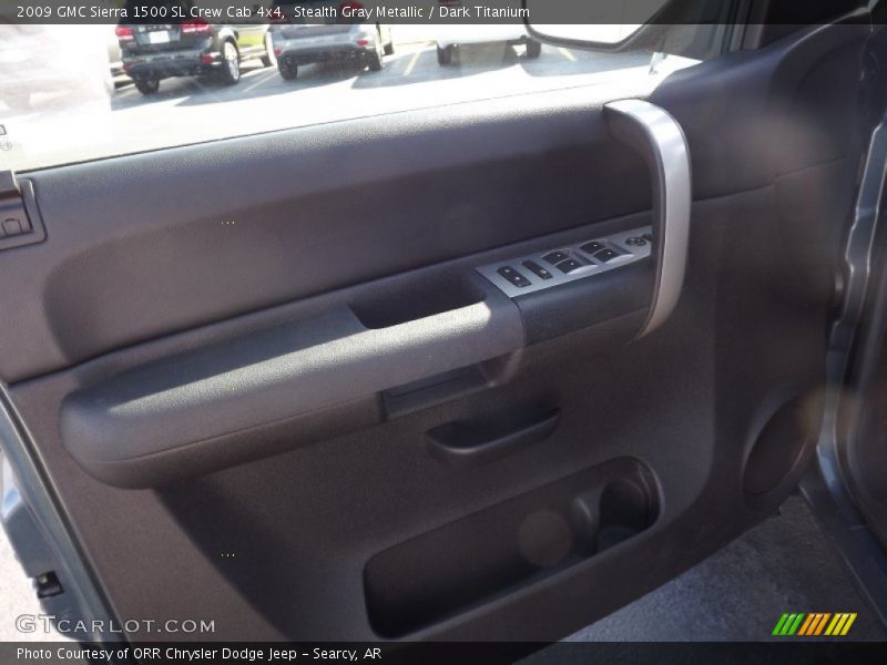 Stealth Gray Metallic / Dark Titanium 2009 GMC Sierra 1500 SL Crew Cab 4x4