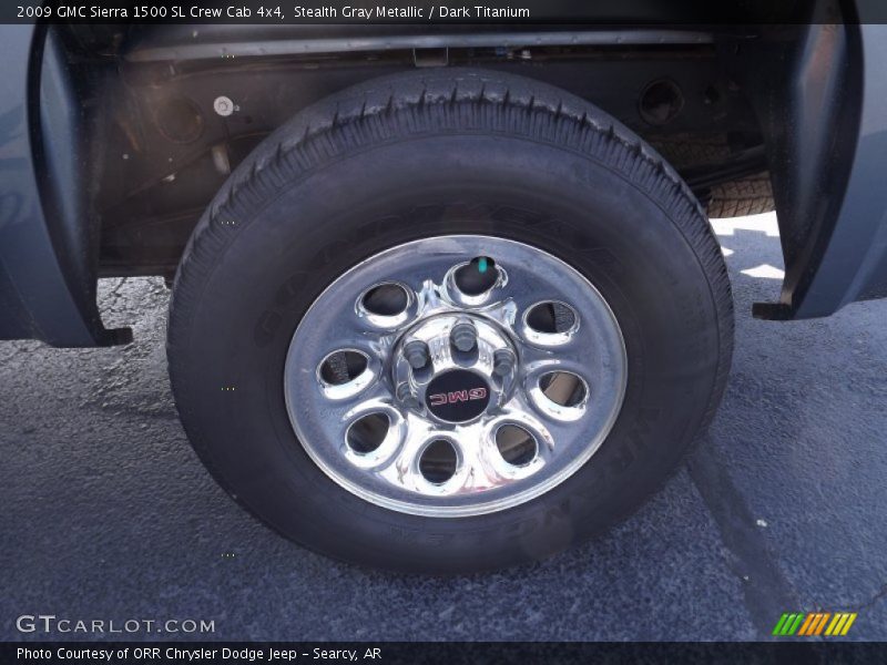 Stealth Gray Metallic / Dark Titanium 2009 GMC Sierra 1500 SL Crew Cab 4x4