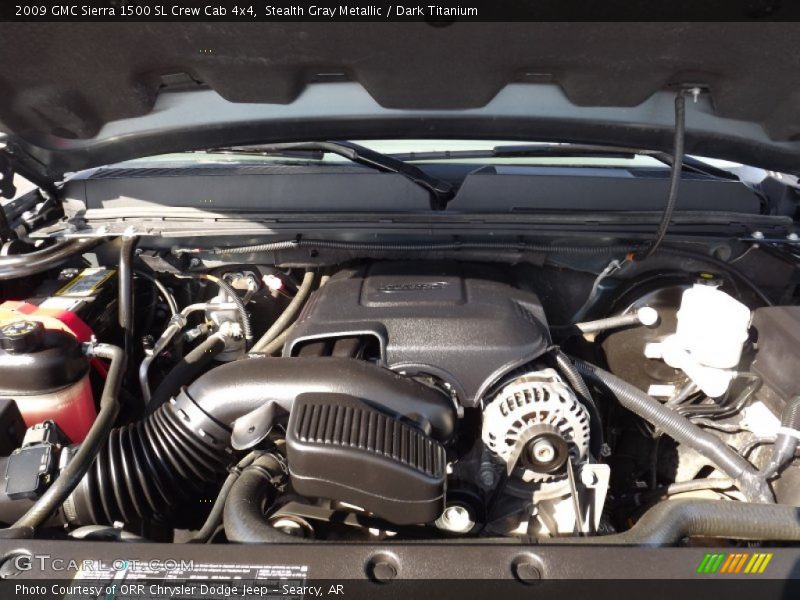 Stealth Gray Metallic / Dark Titanium 2009 GMC Sierra 1500 SL Crew Cab 4x4