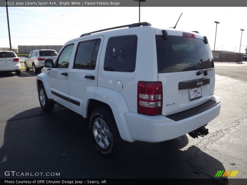 Bright White / Pastel Pebble Beige 2012 Jeep Liberty Sport 4x4