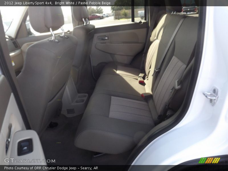Bright White / Pastel Pebble Beige 2012 Jeep Liberty Sport 4x4