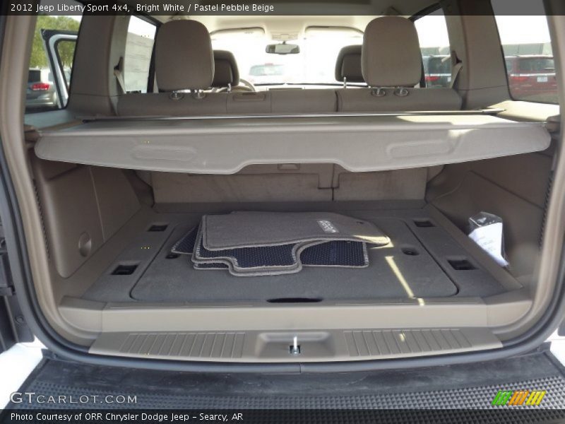 Bright White / Pastel Pebble Beige 2012 Jeep Liberty Sport 4x4