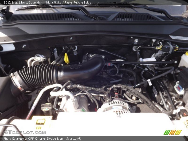 Bright White / Pastel Pebble Beige 2012 Jeep Liberty Sport 4x4