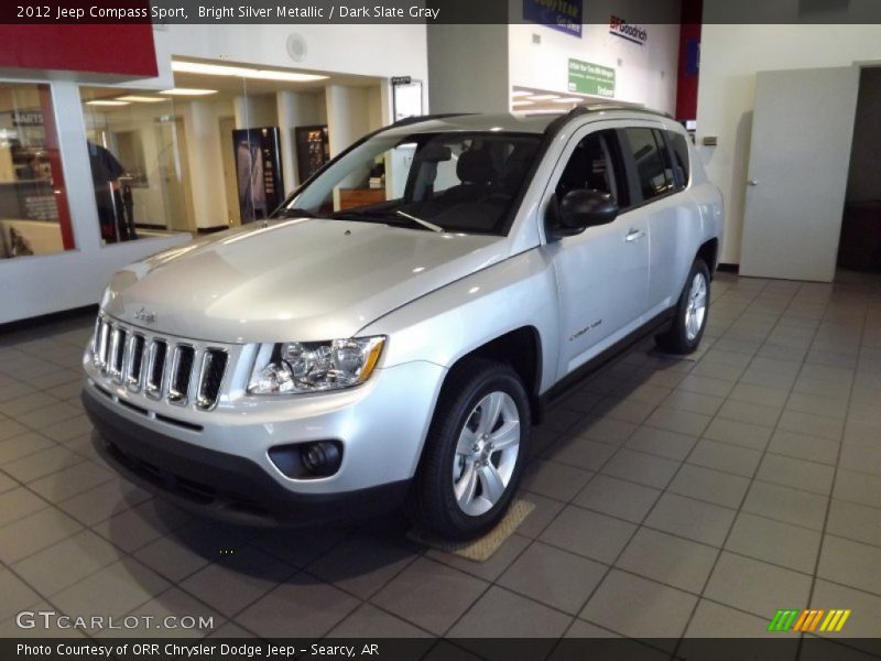 Bright Silver Metallic / Dark Slate Gray 2012 Jeep Compass Sport