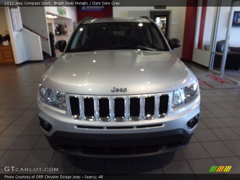 Bright Silver Metallic / Dark Slate Gray 2012 Jeep Compass Sport