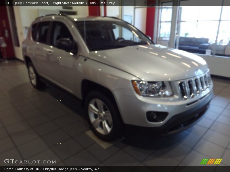 Bright Silver Metallic / Dark Slate Gray 2012 Jeep Compass Sport