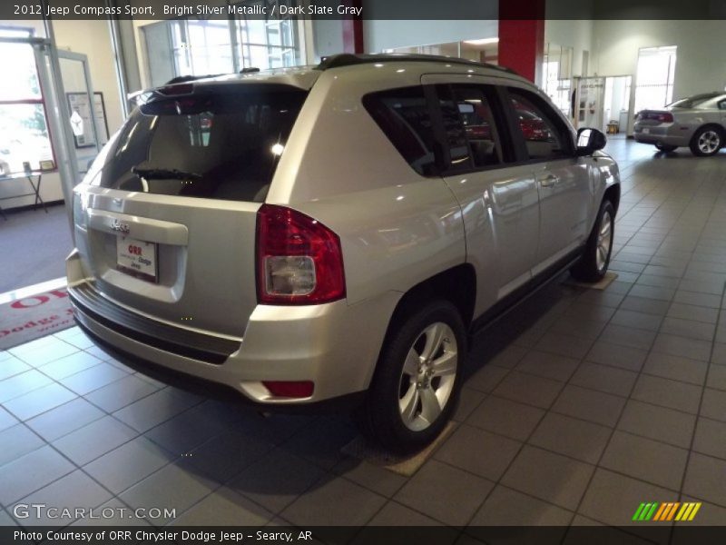 Bright Silver Metallic / Dark Slate Gray 2012 Jeep Compass Sport