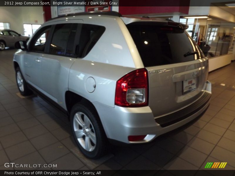 Bright Silver Metallic / Dark Slate Gray 2012 Jeep Compass Sport