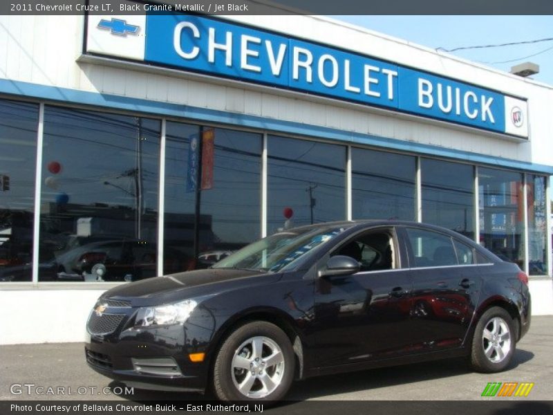 Black Granite Metallic / Jet Black 2011 Chevrolet Cruze LT