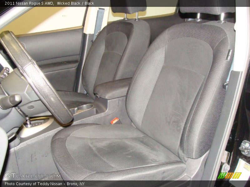 Wicked Black / Black 2011 Nissan Rogue S AWD