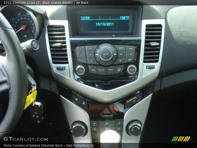Black Granite Metallic / Jet Black 2011 Chevrolet Cruze LT