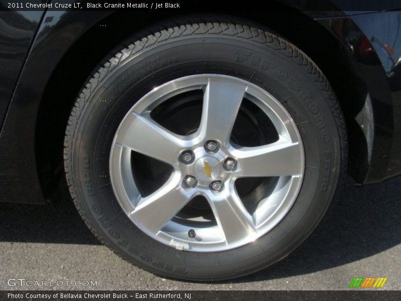 Black Granite Metallic / Jet Black 2011 Chevrolet Cruze LT