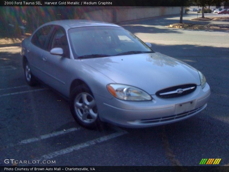 Harvest Gold Metallic / Medium Graphite 2000 Ford Taurus SEL