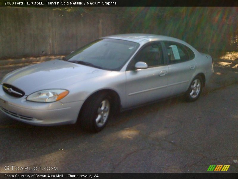 Harvest Gold Metallic / Medium Graphite 2000 Ford Taurus SEL