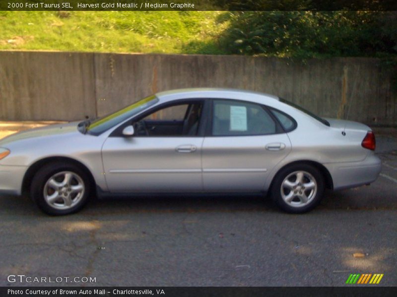 Harvest Gold Metallic / Medium Graphite 2000 Ford Taurus SEL