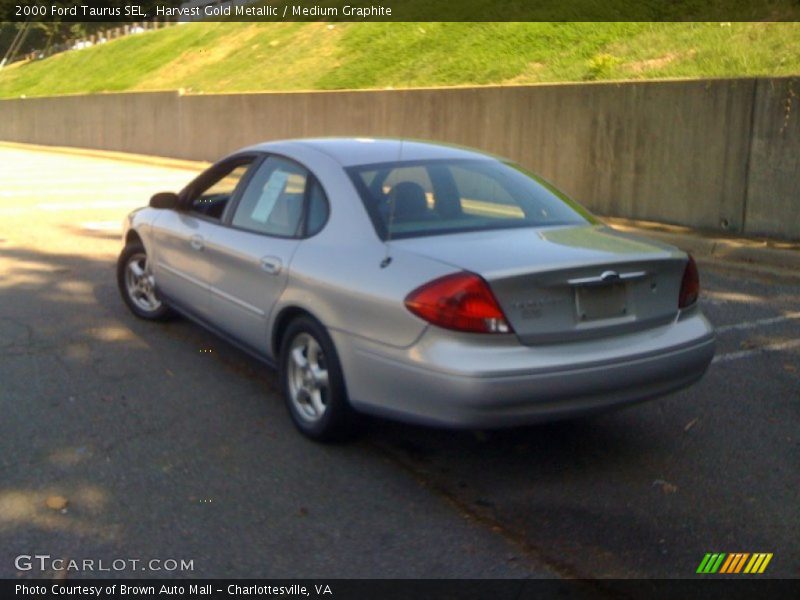 Harvest Gold Metallic / Medium Graphite 2000 Ford Taurus SEL