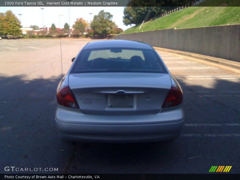 Harvest Gold Metallic / Medium Graphite 2000 Ford Taurus SEL