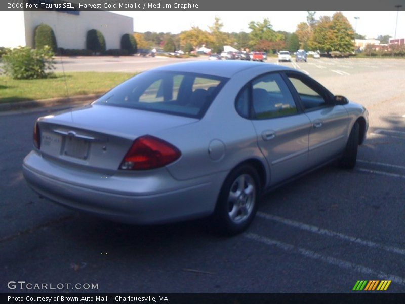 Harvest Gold Metallic / Medium Graphite 2000 Ford Taurus SEL