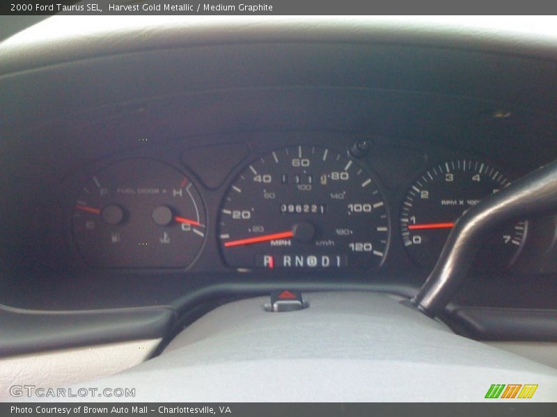 Harvest Gold Metallic / Medium Graphite 2000 Ford Taurus SEL