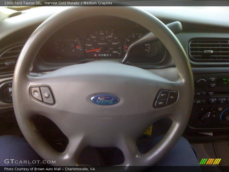 Harvest Gold Metallic / Medium Graphite 2000 Ford Taurus SEL