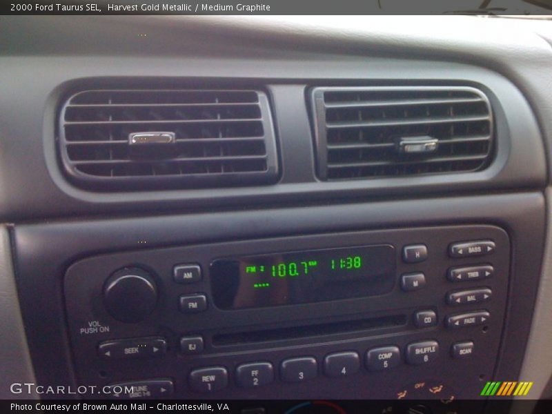 Harvest Gold Metallic / Medium Graphite 2000 Ford Taurus SEL