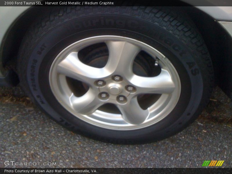 Harvest Gold Metallic / Medium Graphite 2000 Ford Taurus SEL