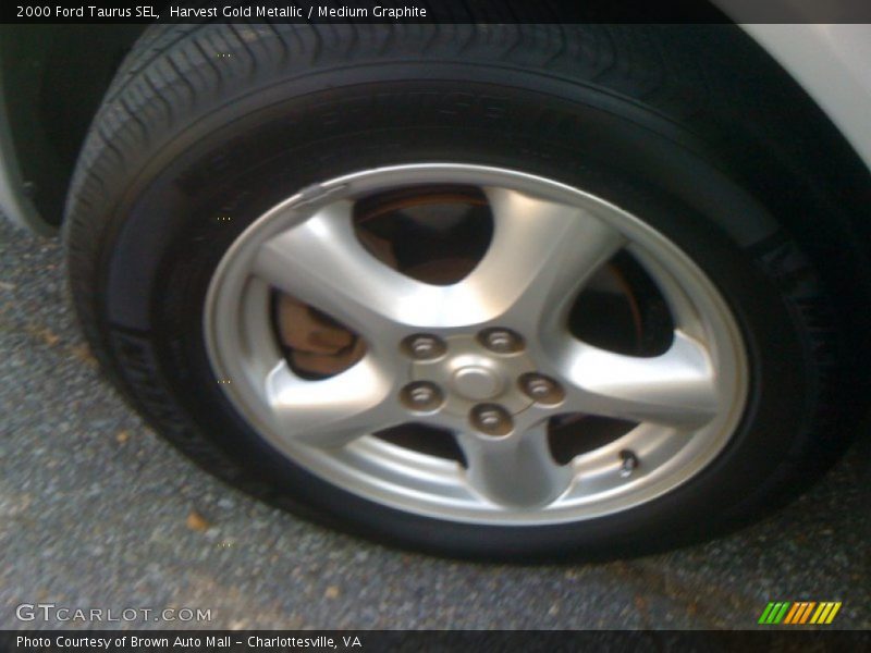Harvest Gold Metallic / Medium Graphite 2000 Ford Taurus SEL