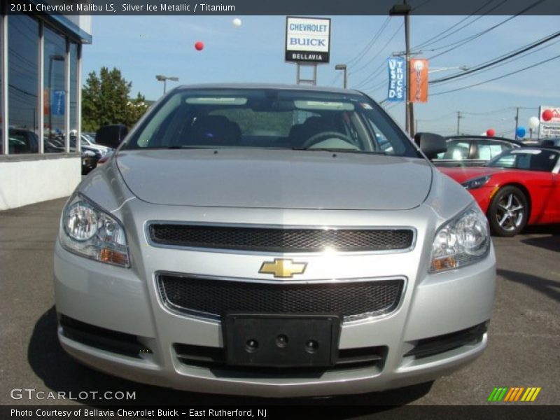 Silver Ice Metallic / Titanium 2011 Chevrolet Malibu LS