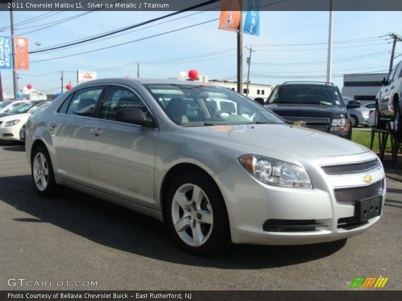 Silver Ice Metallic / Titanium 2011 Chevrolet Malibu LS
