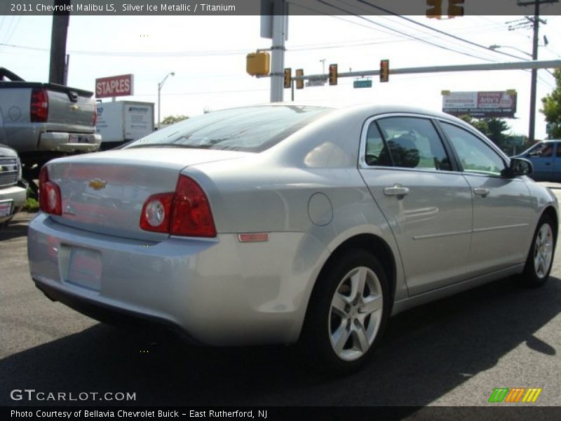 Silver Ice Metallic / Titanium 2011 Chevrolet Malibu LS