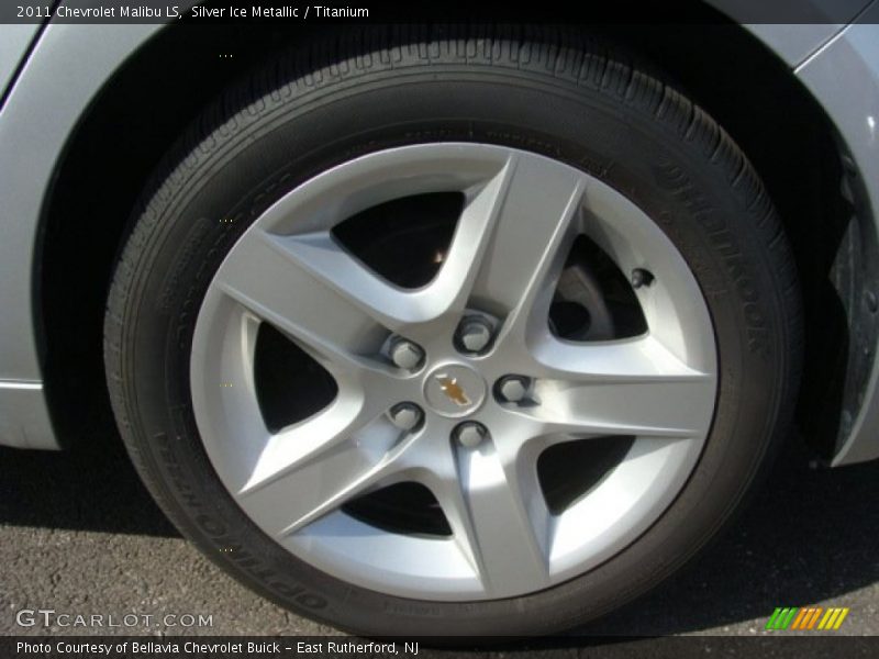 Silver Ice Metallic / Titanium 2011 Chevrolet Malibu LS