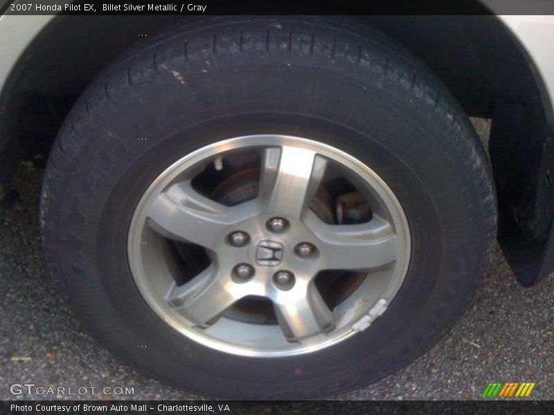Billet Silver Metallic / Gray 2007 Honda Pilot EX