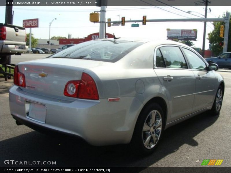 Silver Ice Metallic / Titanium 2011 Chevrolet Malibu LT